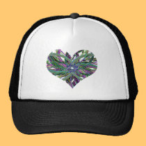 Heart Swirl Glow Hat hats