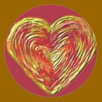 Heart Swirl Stickers stickers