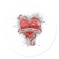 Heart Switzerland stickers