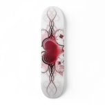 heart tattoo design skateboards