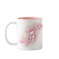 Heart Tattoo with Flowers Mug