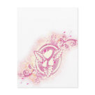 postcard - Check out this heart tattoo adorned with flowers and swirls. Creates a romantic loving feeling.