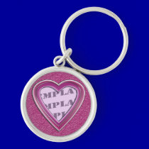 heart template . keychains