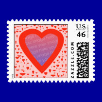 Heart Template Photo Stamp stamps