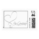 Heart Thank You Postage postage by frugalbride Heart Thank You Postage postage