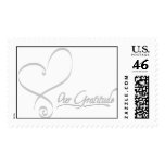 Heart Thank You Postage