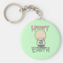 Heart the Earth Key Chain
