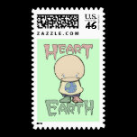 Heart the Earth postage
