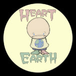 Heart the Earth stickers