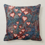 Heart Throw Pillow by Meghan Oona pillows