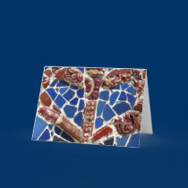 Heart Tiles from Barcelona cards
