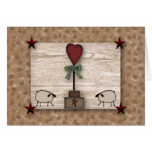 Heart Topiary Valentine's Day Card