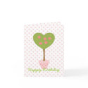 Heart Topiary with Pink Roses cards