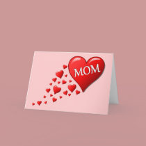Heart Trails Mom cards