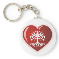 Heart Tree Key Chains