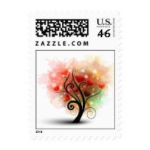 Heart Tree Postage