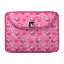 Heart Turtles Pink Pattern macbook sleeves