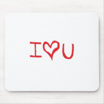 heart u mousepads by kotzradio heart u mousepads