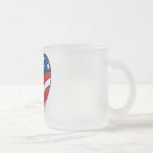 Heart USA Flag Tshirts and Gifts Coffee Mugs