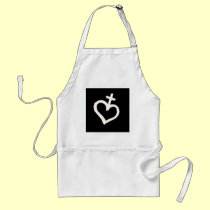 heart veve aprons
