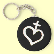 heart veve keychains