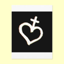 heart veve postcards