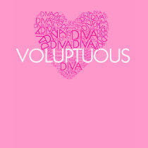 Heart Voluptuous Diva Vintage Blk Tee t-shirts by kennidi Heart Voluptuous Diva Vintage Blk Tee t-shirts