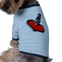 Heart w/ Chain pet clothing