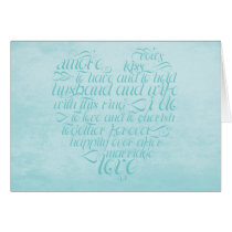 Heart Wedding Congratulations cards