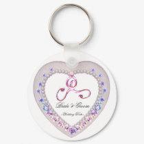 Heart Wedding Favor Keychain by elenaind Heart Wedding Favor Keychain