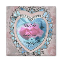 Heart  Wedding Favor Magnet