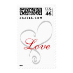 Heart Wedding Love Postage Stamp Heart Wedding Love Postage Stamp