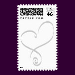 Heart Wedding Postage Stamps