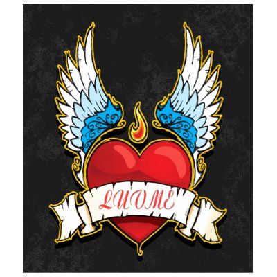 HEART-WING TEE SHIRT by LUVMECLOTHING