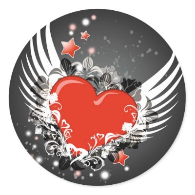 Keywords: love, heart, wings, stars, Valentine's Day