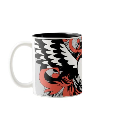 heart&wings coffee mug by VioDeSign