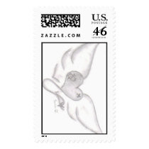 heart wings postage by Gatorbabii heart wings postage