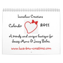 heart with bow, Luvabow Creations, Calender, 20... Calendars
