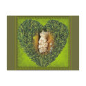 Heart with cats postcards by Creativeparty Heart with cats postcards