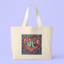 Heart with fish #4 bags by theresemay Heart with fish #4 bags