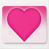 Heart With Gradient Background: Mouse Pads