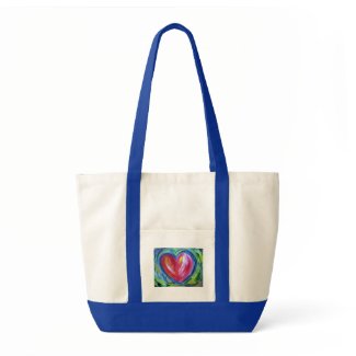 Heart with Hope Large Tote Bags