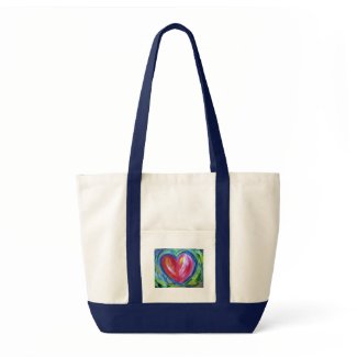 Heart with Hope Grocery Tote Bag