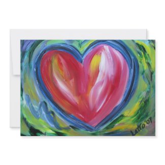Heart with Hope Custom Invitation or Invites invitation