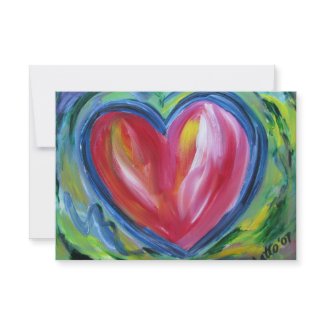 Heart with Hope Custom Small Invitation or Invite invitation