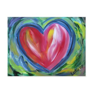 Heart with Hope Postcard postcard