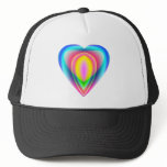 Heart with Inviting Colors hats
