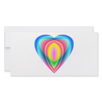 Heart with Inviting Colors photo cards