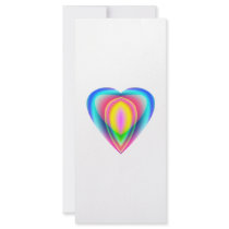 Heart with Inviting Colors rack cards