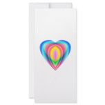 Heart with Inviting Colors Full Color Rack Card